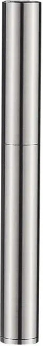 Smoke King Kerosene Lighter – Refillable Silver Stick Lighter for Cigarettes & Cigars, Retro Brass Body Open Flame Windproof Pocket Lighter for Men