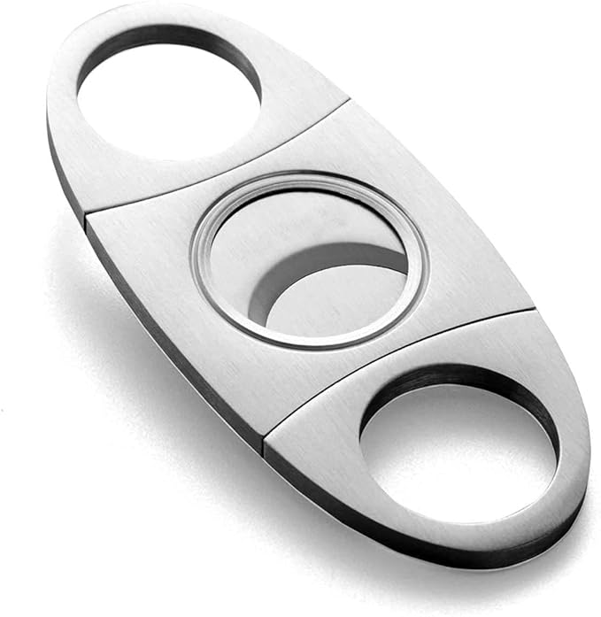 Smoke king Cigar Cutter Premium Stainless Steel Double Blades Cigar Cutter